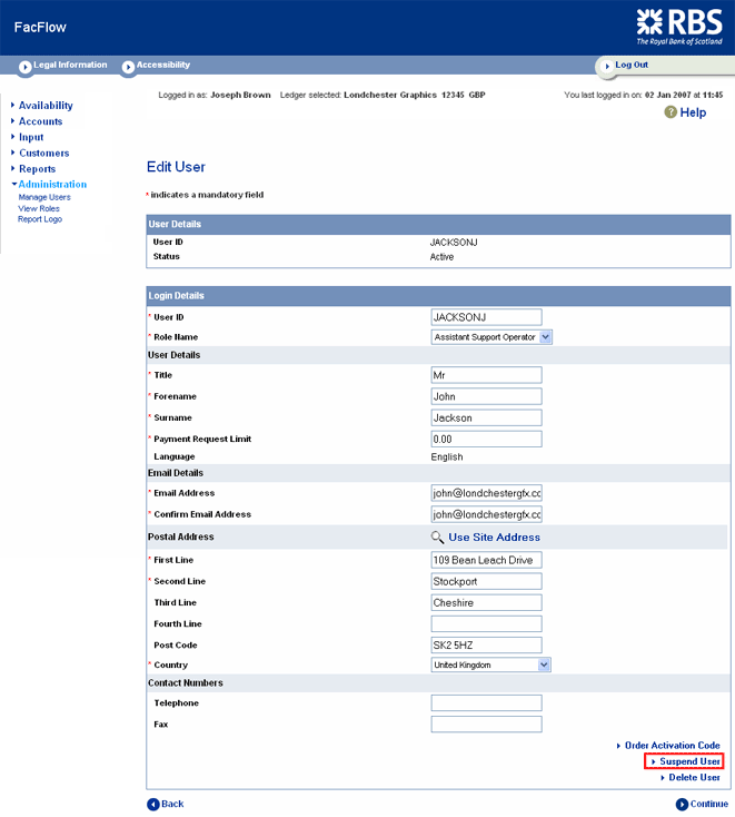 FacFlow factoring RBS Invoice Finance